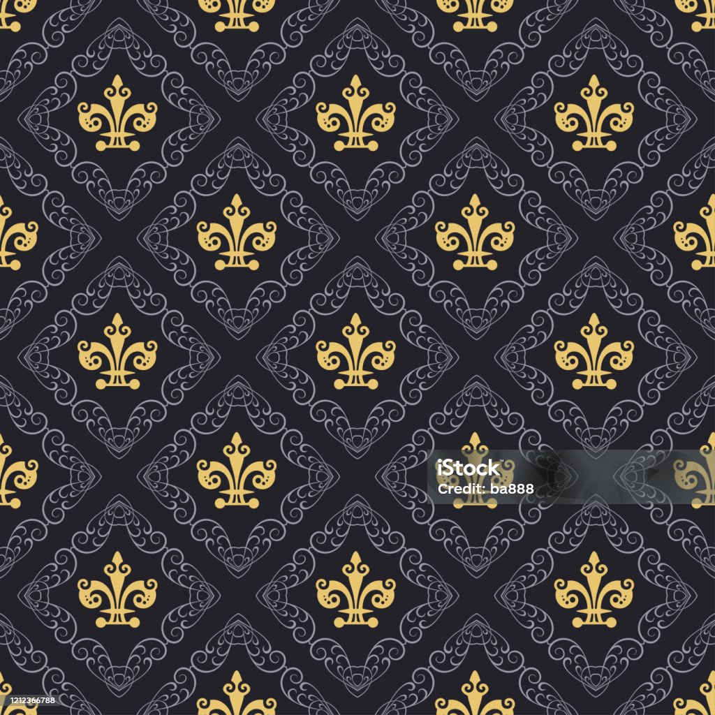 Royal Modern Pattern Background Modern Background Vector Texture Pattern Royal Style Seamless Wallpaper ...