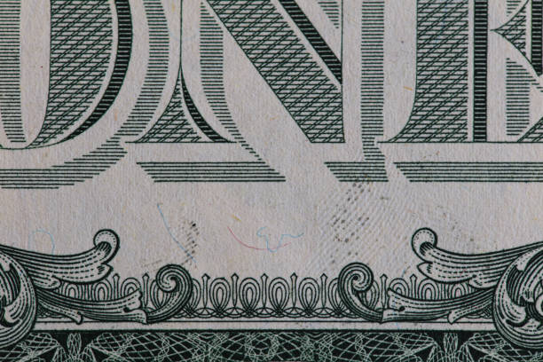 istock Closeup of back side of 1 dollar bill 1212370160