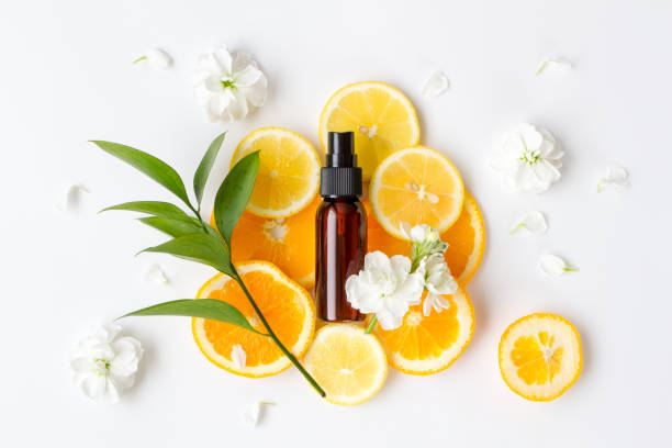 istock Natural cosmetic image of lemon and orange 1212370229
