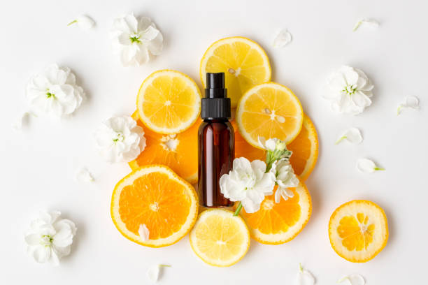 istock Natural cosmetic image of lemon and orange 1212370232