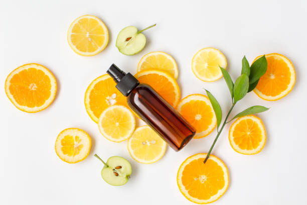 istock Natural cosmetic image of lemon and orange 1212370235