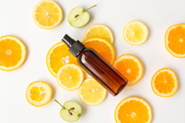 istock Natural cosmetic image of lemon and orange 1212370241