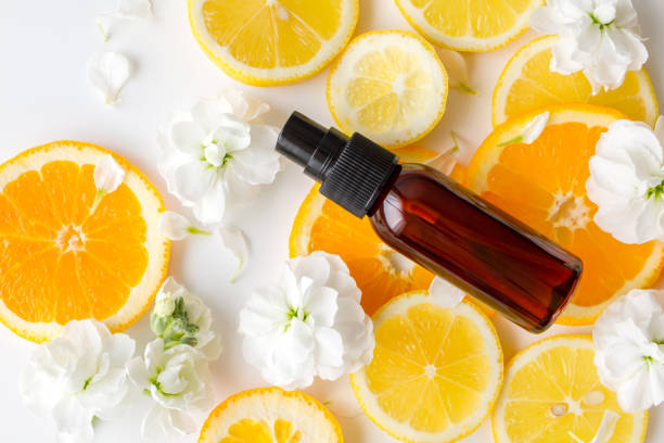 istock Natural cosmetic image of lemon and orange 1212370242