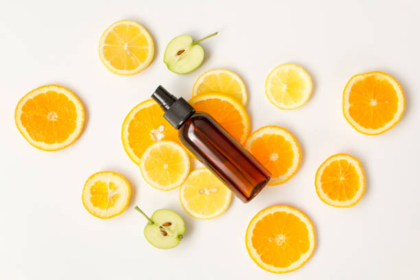 istock Natural cosmetic image of lemon and orange 1212370247