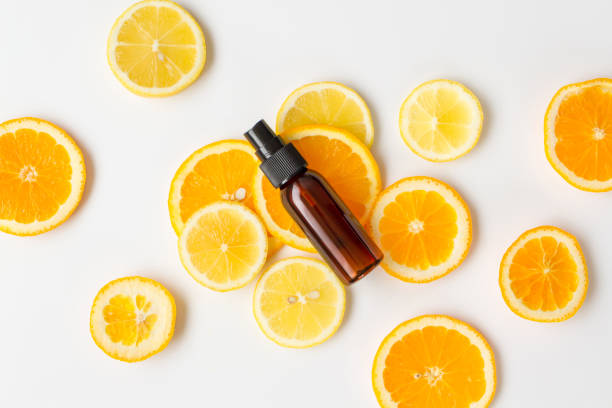 istock Natural cosmetic image of lemon and orange 1212370251