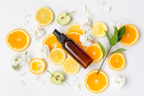 istock Natural cosmetic image of lemon and orange 1212370253