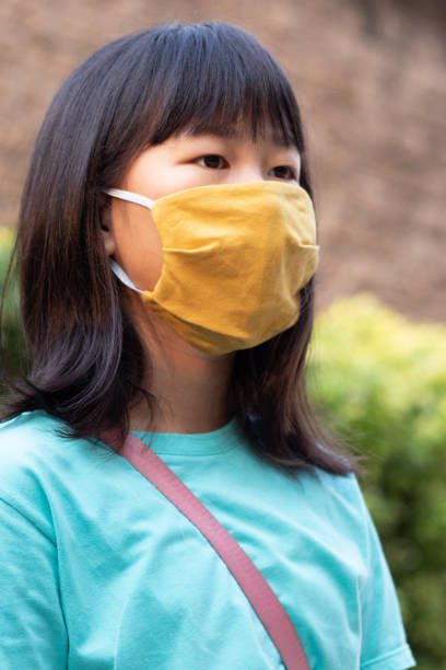 istock Girl wearing mask 1212370319
