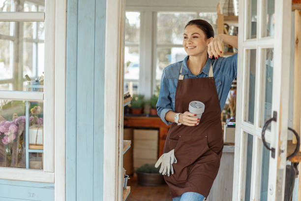 istock Attractive young lady looking into the distance 1212371581