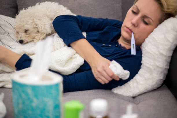istock Sick Woman.Flu.Woman Caught Cold. 1212380265