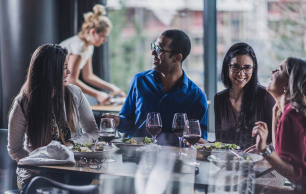 istock Coulleagues at lunch. 1212383072