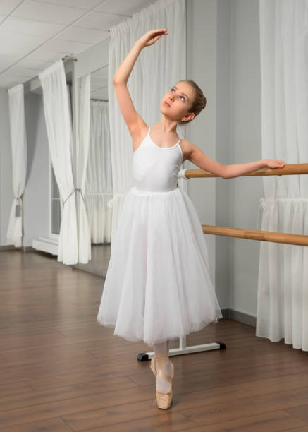 istock Little girl classic ballet dancer 1212386149