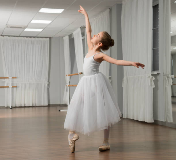 istock Little girl classic ballet dancer 1212386184