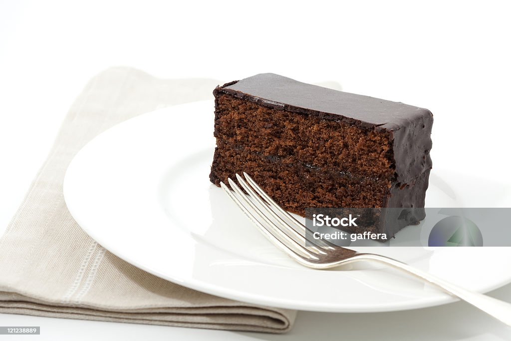 Bolo de chocolate - Foto de stock de Alimentação Não-saudável royalty-free