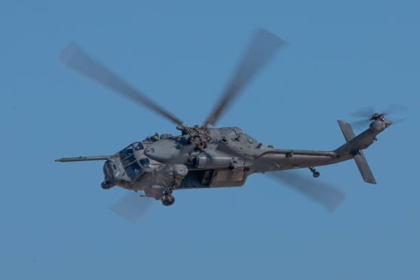 istock UH-60 Black Hawk Black Hawk helicopter in flight 1212394156