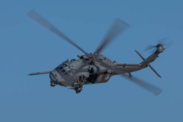 istock UH-60 Black Hawk Black Hawk helicopter in flight 1212394172