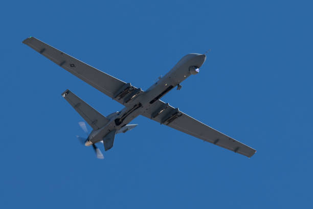 istock Close view of a  MQ-9 Reaper (military UAV) 1212394492