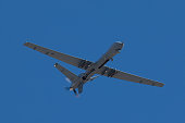 Close view of a  MQ-9 Reaper (military UAV)