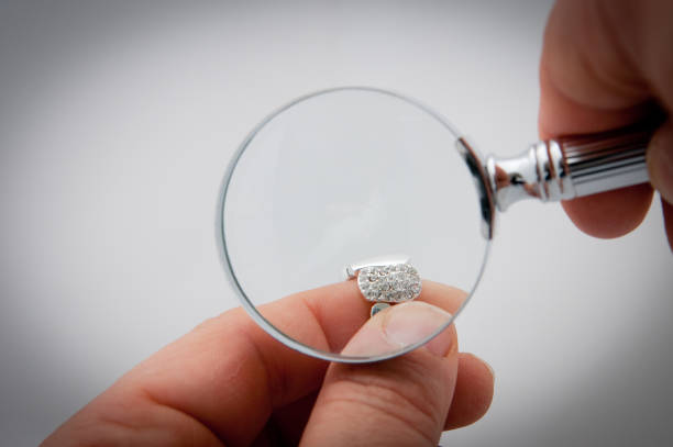 istock Examination of jewel 121239650