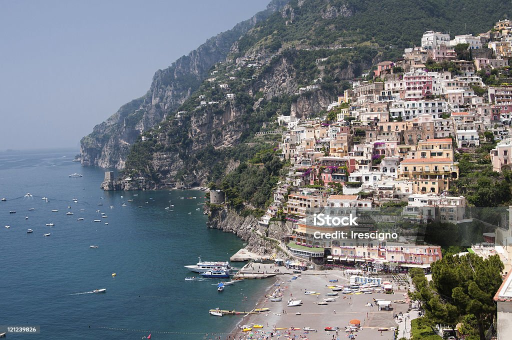 Positano-Amalfi Coast- Italia - Foto stock royalty-free di Ambientazione esterna