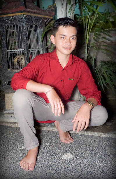 istock Indonesian Teenage Boy is posing for a professional modeling session. 1212400584