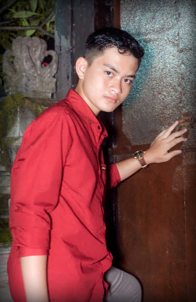 istock Indonesian Teenage Boy is posing for a professional modeling session. 1212400614