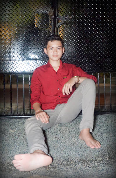 istock Indonesian Teenage Boy is posing for a professional modeling session. 1212400620