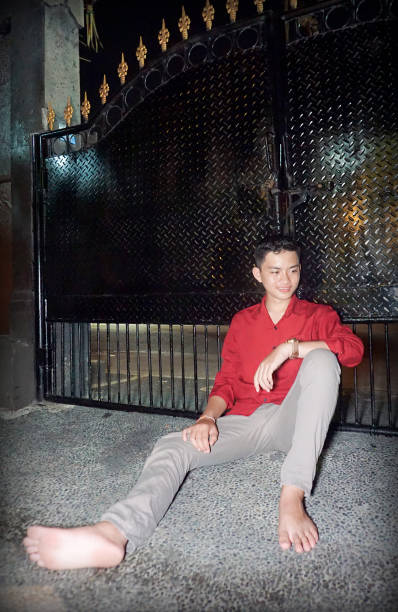 istock Indonesian Teenage Boy is posing for a professional modeling session. 1212400653