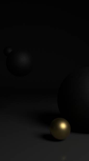 istock Geometric 3D shapes abstract illustration. 1212403773