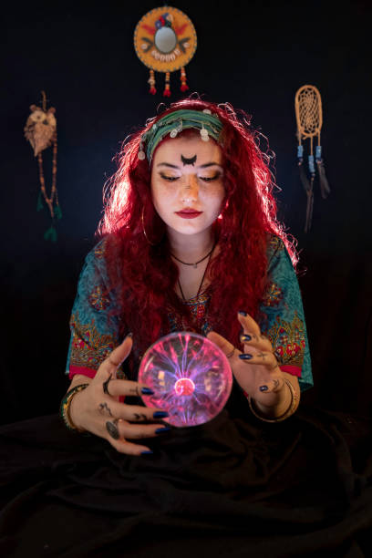 istock fortune teller lady  is telling about your future 1212404861