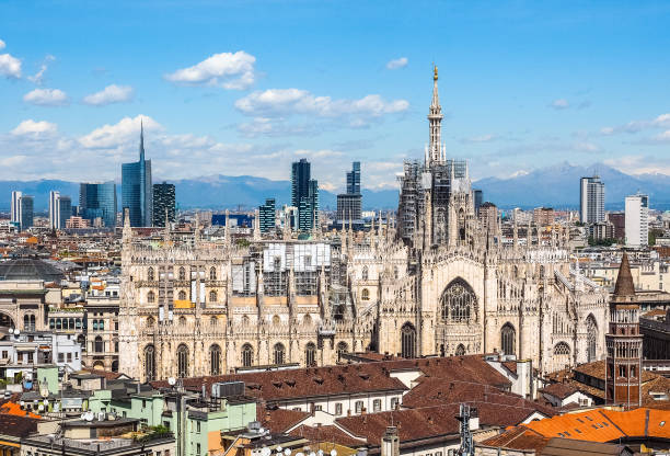 istock Duomo di Milano Cathedral in Milan 1212404939