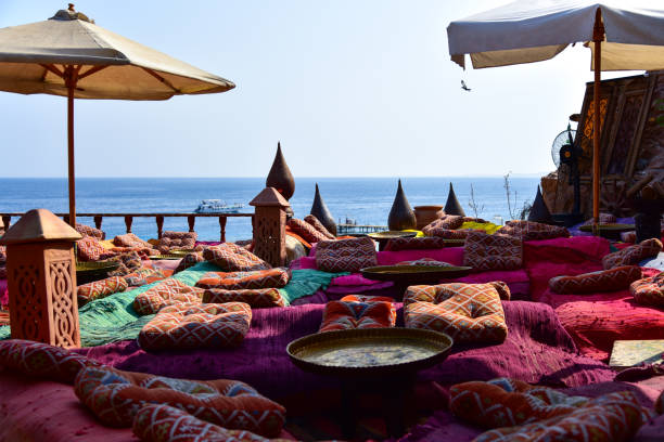 istock Hookah by the sea in the afternoon 1212405100