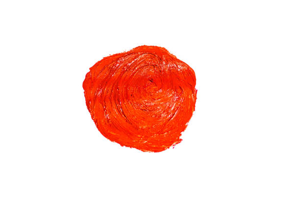 istock Red Color Circle isolated on white Background 1212406229