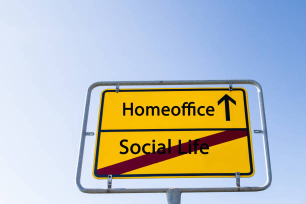 istock Sign Home Office Social Life 1212406278
