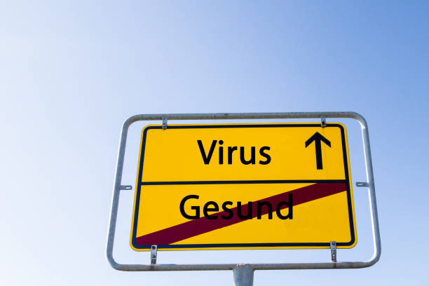 istock Sign Virus Healthy german 