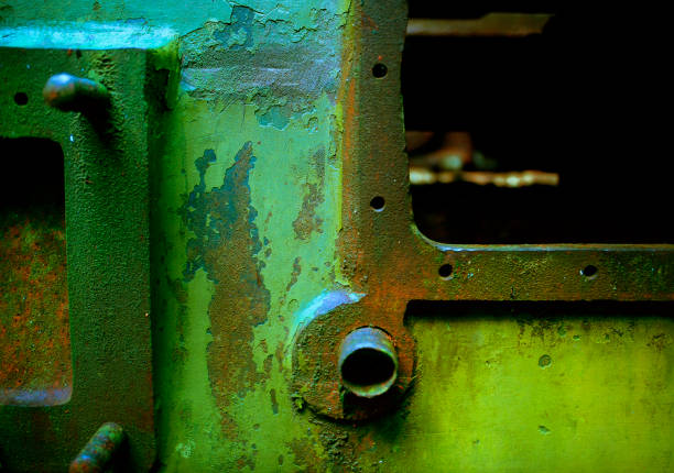 Abandoned Generator Study 3 stock photo