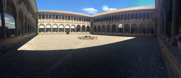 istock Courtyard of Santo Domingo Convent, Cusco 1212412554