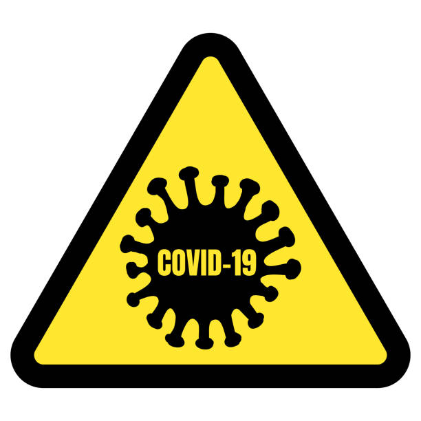 istock Abstract virus strain model coronavirus 2019-nCoV COVID-19 MERS-Cov Novel coronavirus in the sign of biohazard 1212417033