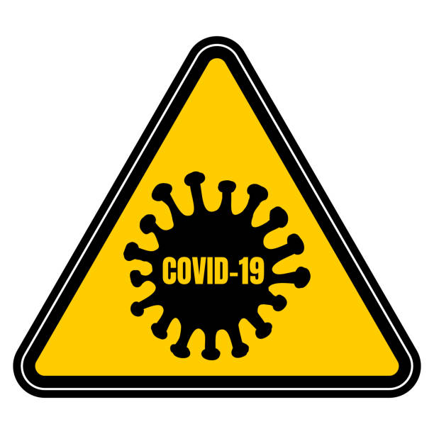 istock Abstract virus strain model coronavirus 2019-nCoV COVID-19 MERS-Cov Novel coronavirus in the sign of biohazard 1212417091