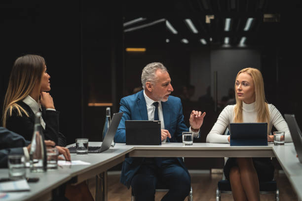 istock The people sitting at the table on business conference 1212419468