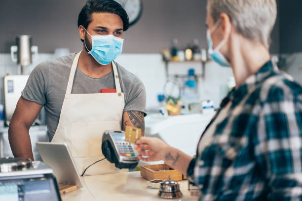 istock Contactless payment and Coronavirus 1212419488