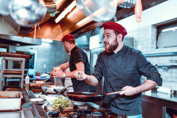 istock Busy Kitchen Teeming With Good Food In The Making 1212425897