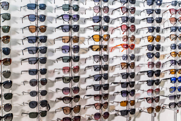 istock Sales rack of sunglasses. 1212426622