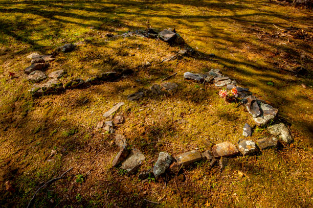 istock Unmarked graves, California Gold Country. 1212426799