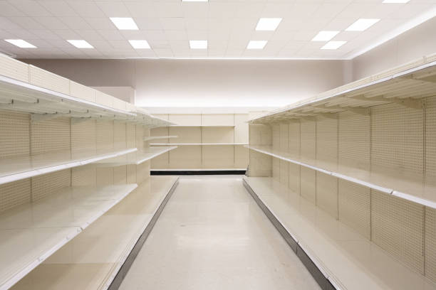 istock Empty Retail Shelves During Coronavirus Outbreak in Miami USA 1212433331