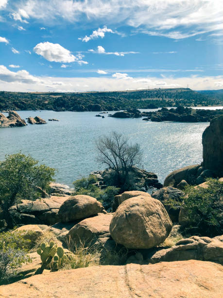 Interesting boulders and rock formations surround the hike around Watson. Lake Watson Lake is located near Prescott, Arizona (approx. two hours from Phoenix). It is well known for hiking, kayaking, and rock climbing.