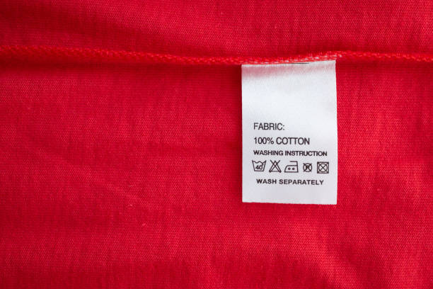 istock White laundry care washing instructions clothes label on red cotton shirt 1212440430