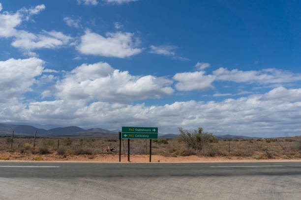 istock Direction sign on R62 highway in South Africa 1212440749