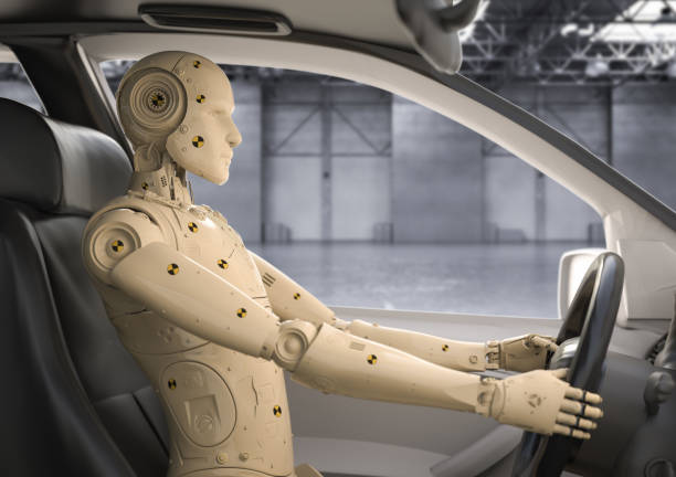 crash tesh dummy in car Crash test with 3d rendering dummy in car crash test dummy stock pictures, royalty-free photos & images