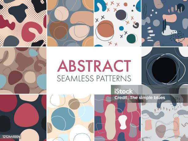 Sets Of Abstract Patterns Stock Illustration - Download Image Now ...