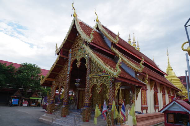 istock Buddhist temple in Chiang mai 1212445419
